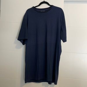 LT Mens Blue Patterned Shirt